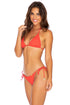 Luli Fama Pura Curiosidad WAVEY RUCHED BACK BRAZILIAN TIE SIDE BOTTOM